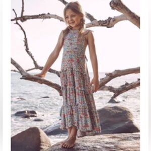 Frankie Pinafore Maxi Dress Natural